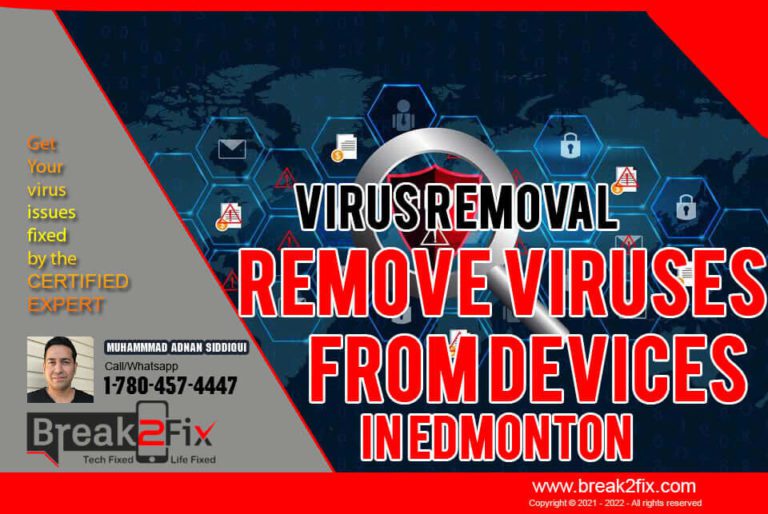 Virus Removal In Edmonton: Solving Virus Issues Of Your Devices